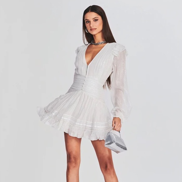 Rococo Sand Dresses & Skirts - Rococo Sand True Mini Dress Sand White - Size Small